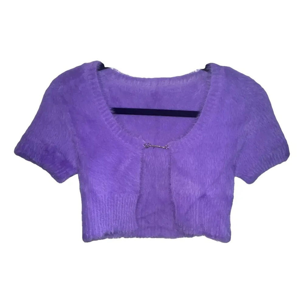 Jacquemus Purple Le Maille Neve Cardigan